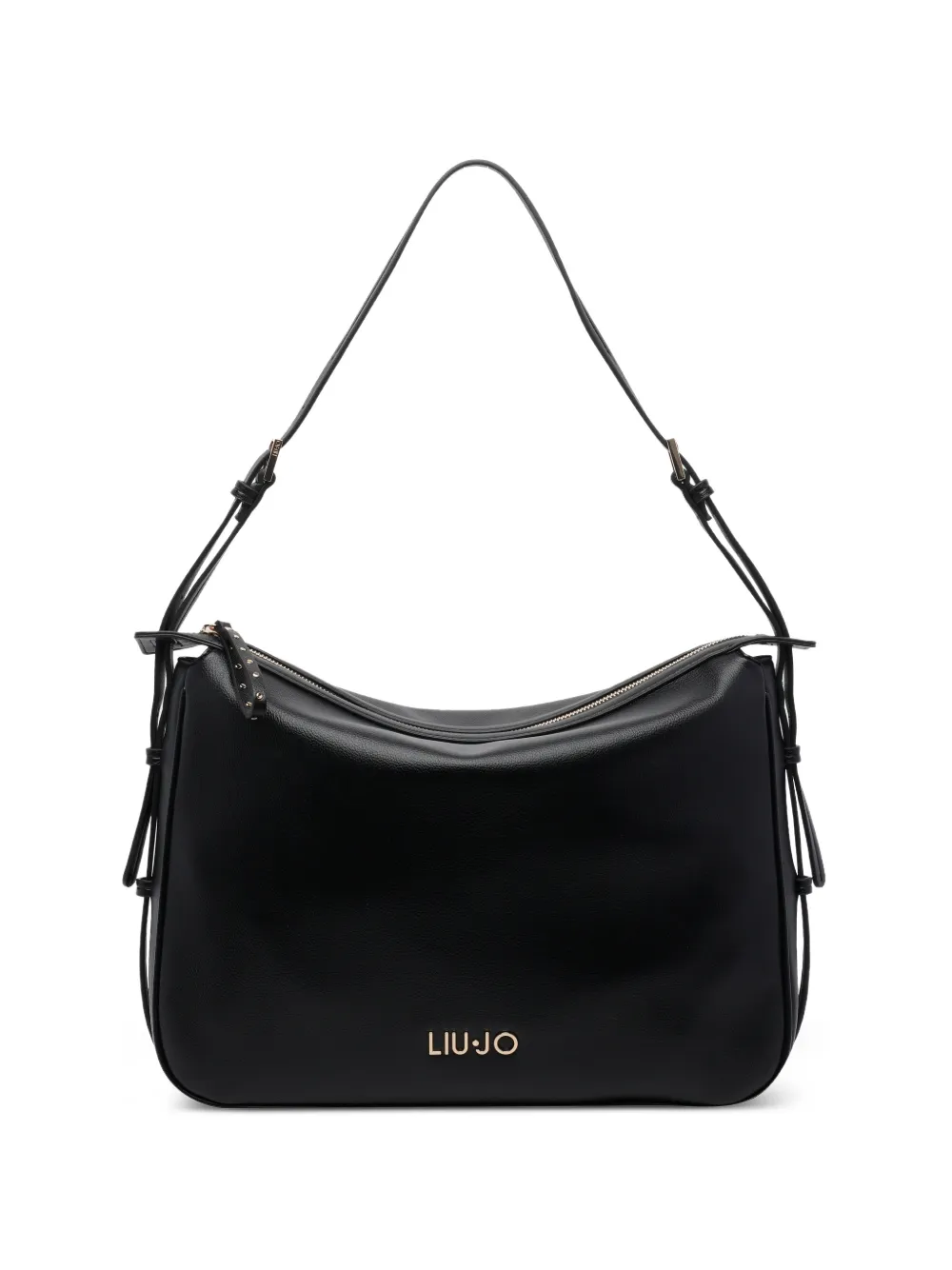 LIU JO logo-lettering shoulder bag - Nero