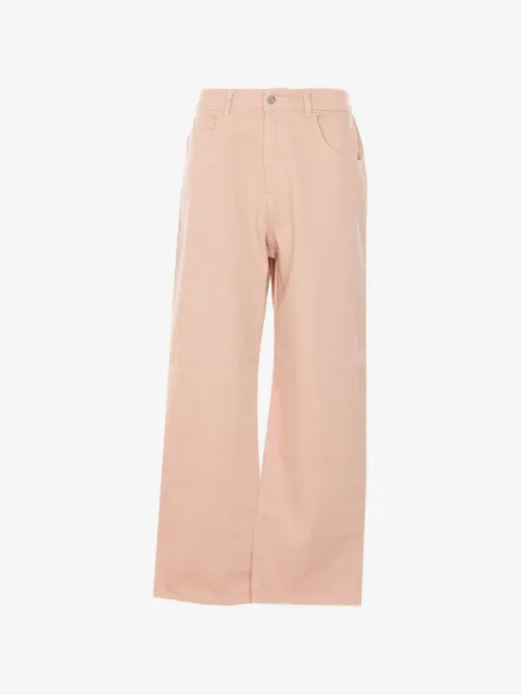 TRUE AVENUE Marta logo-patch jeans