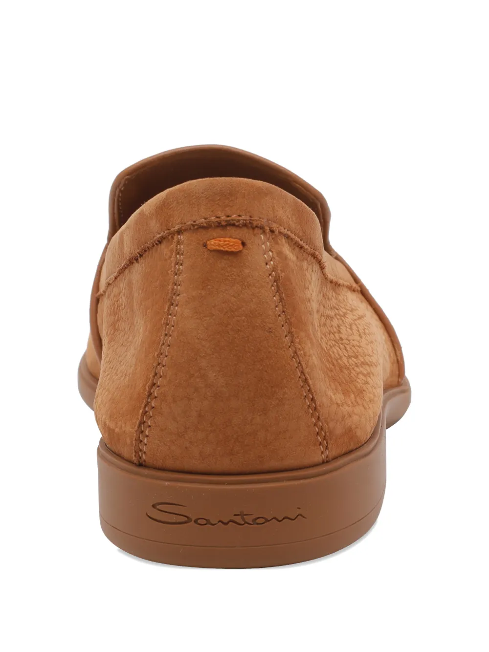 Santoni Loafers met ronde neus Bruin