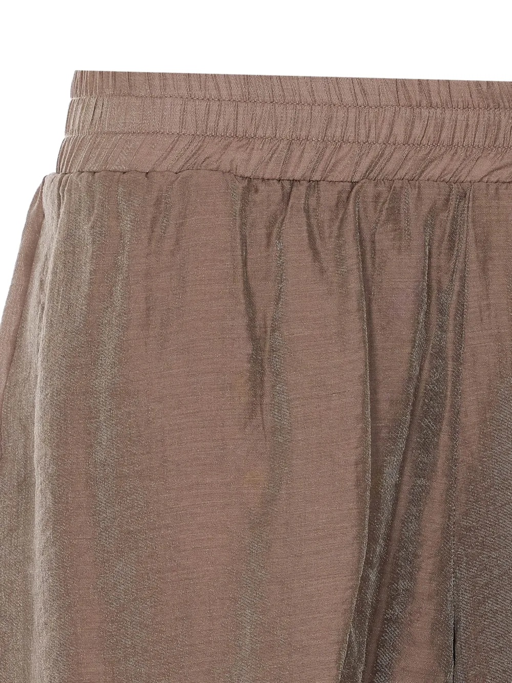  Ele Elasticated-waistband Shorts - Brown 