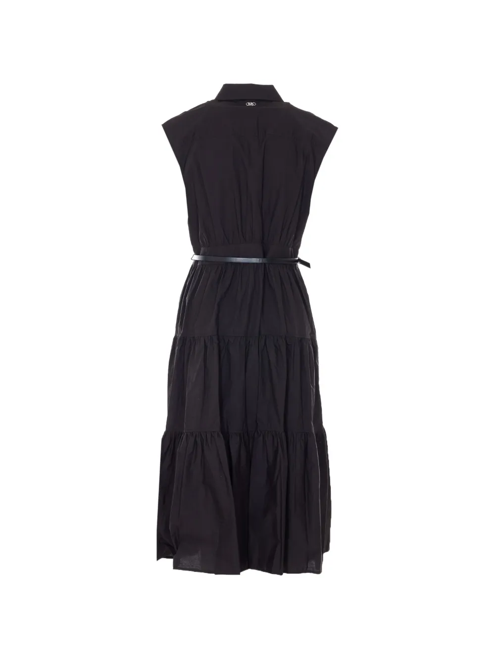 Shirt-Collar Midi Dress
