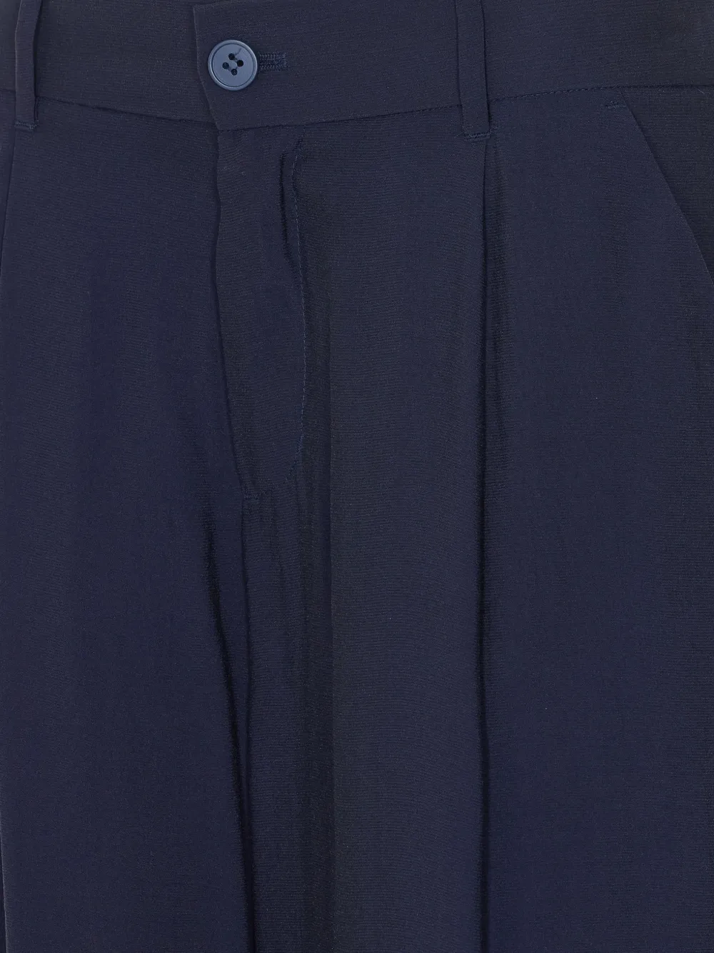  Ele Button-fastening Trousers - Blue 