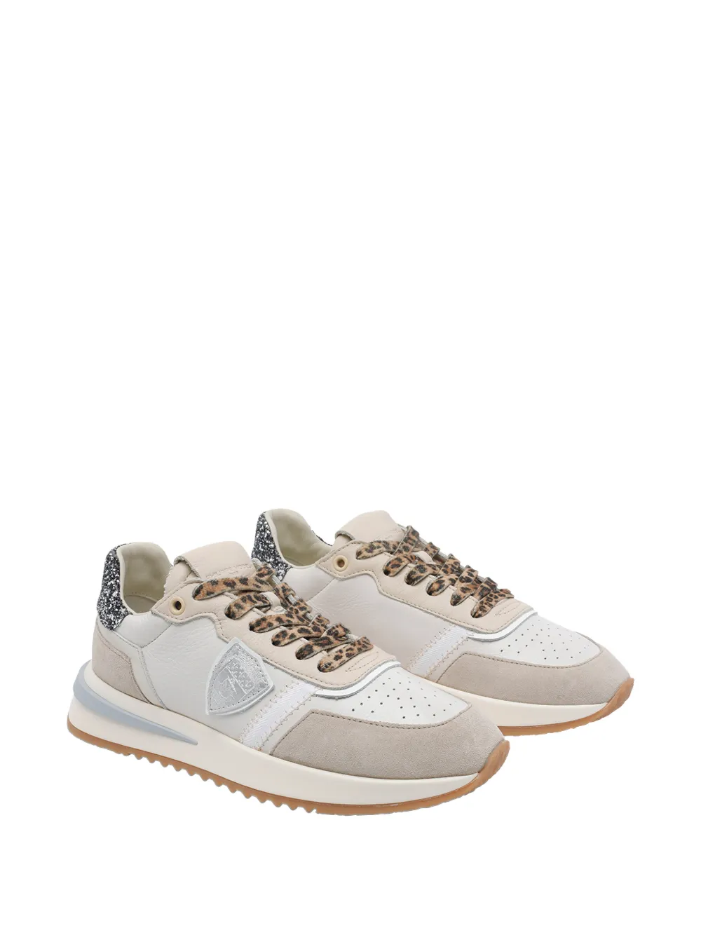 Philippe Model Paris Tropez 2.1 sneakers met logopatch Beige
