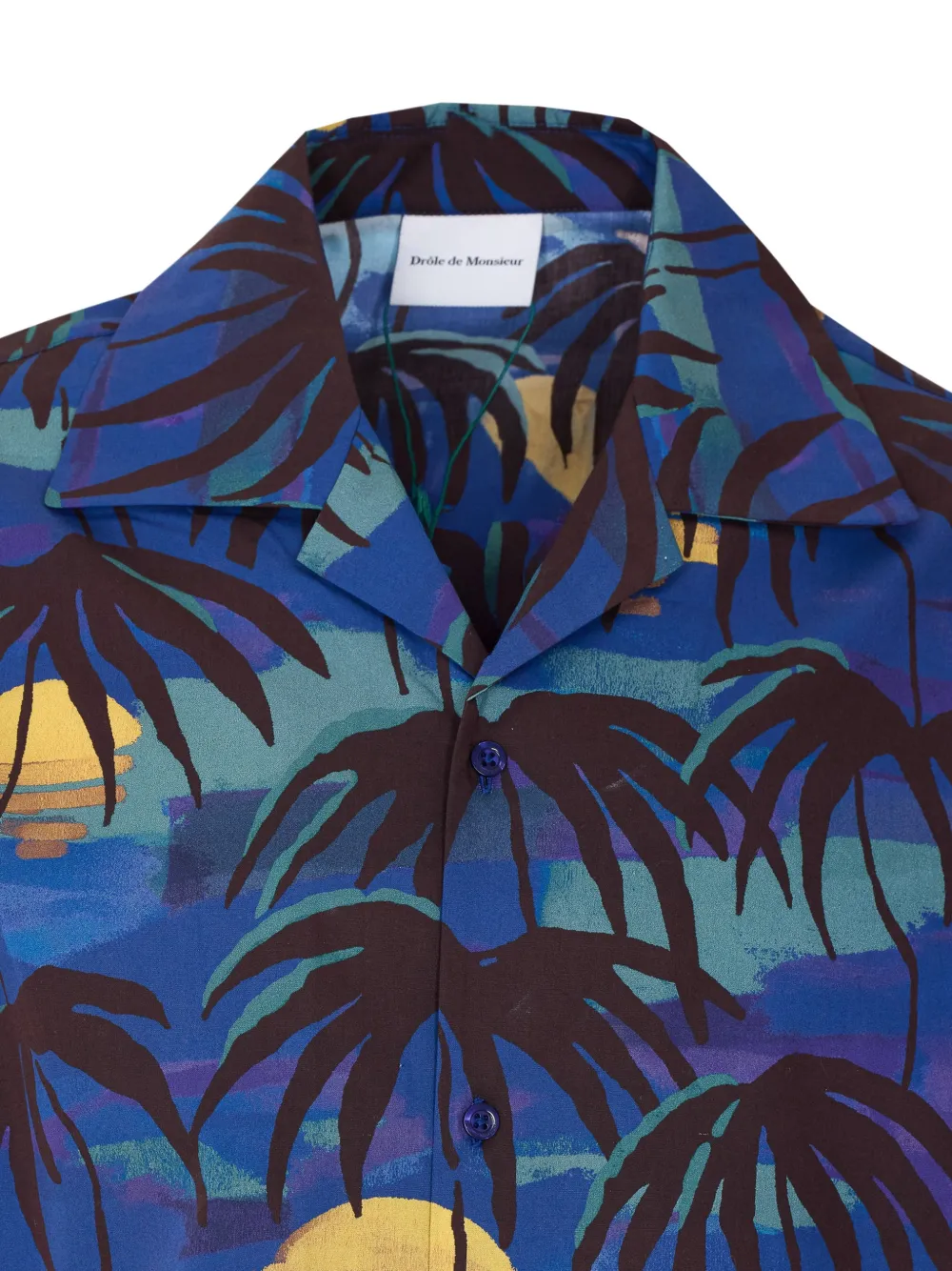 Palm-Tree Short-Sleeve Shirt