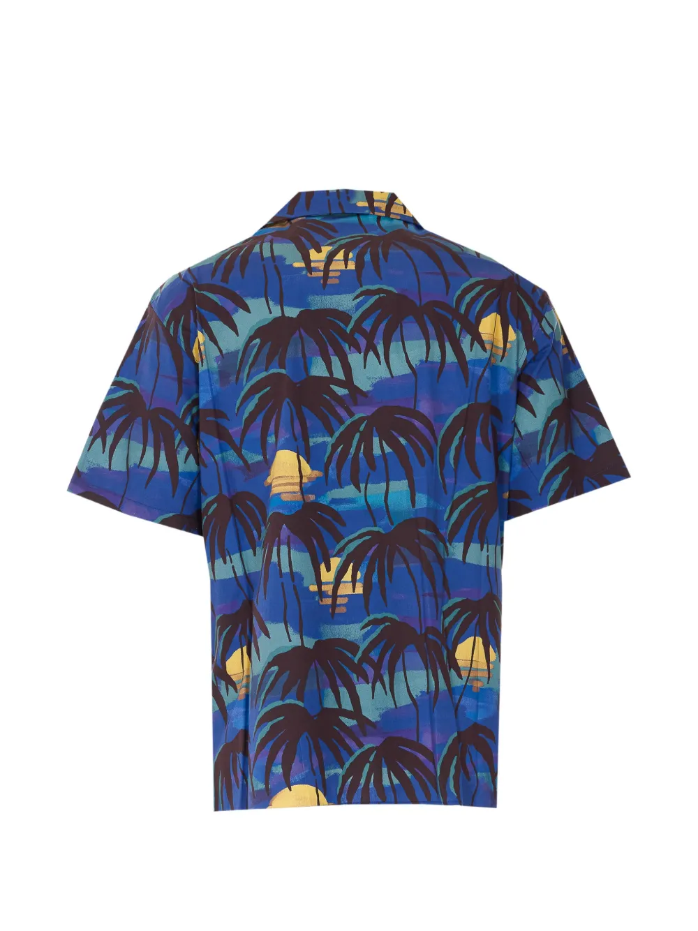Palm-Tree Short-Sleeve Shirt