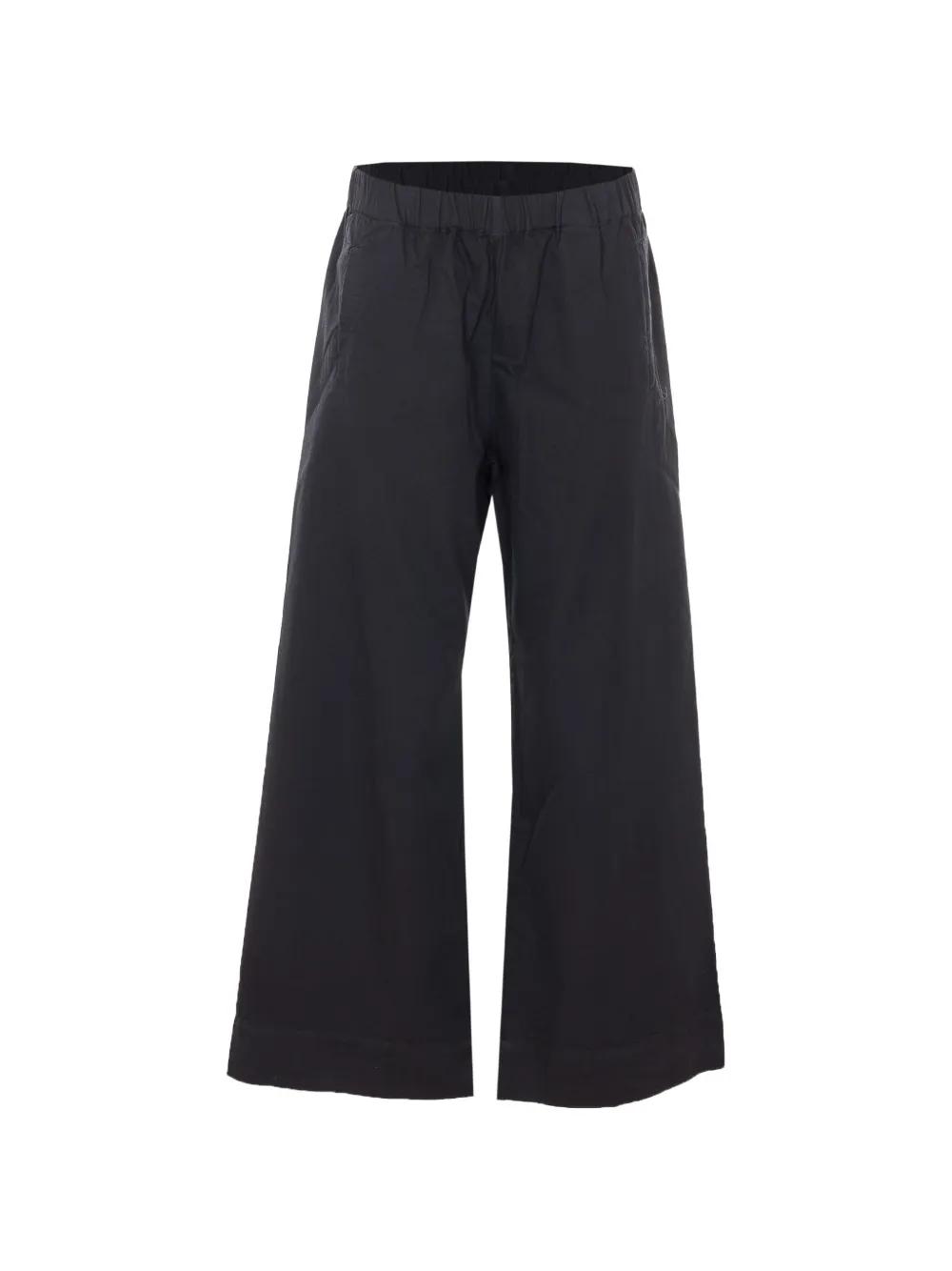 True Avenue Elasticated-waistband Trousers In Black