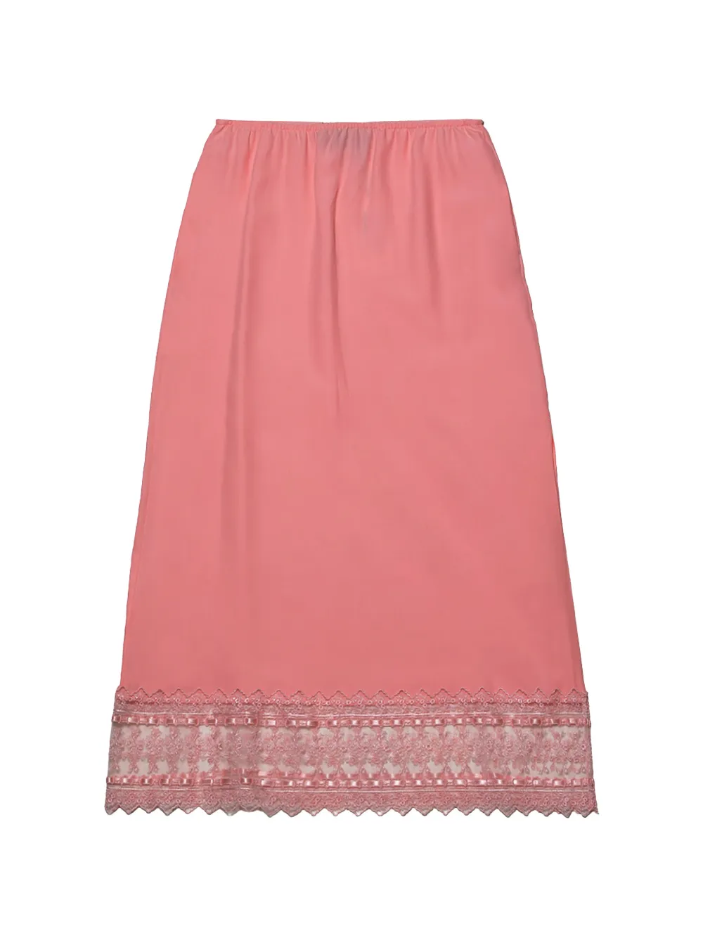 Simone Rocha lace-trim midi skirt - Rosa