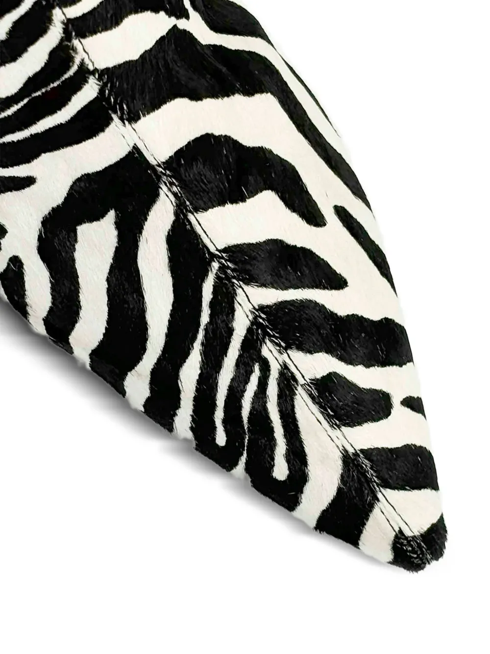 Studio Amelia Petra enkellaarzen met zebraprint Wit