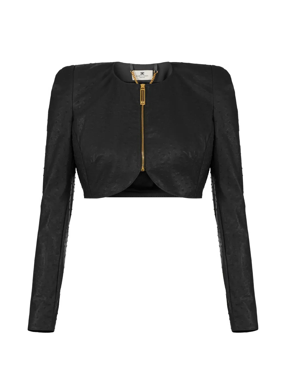 Elisabetta Franchi zip front jacket - Nero