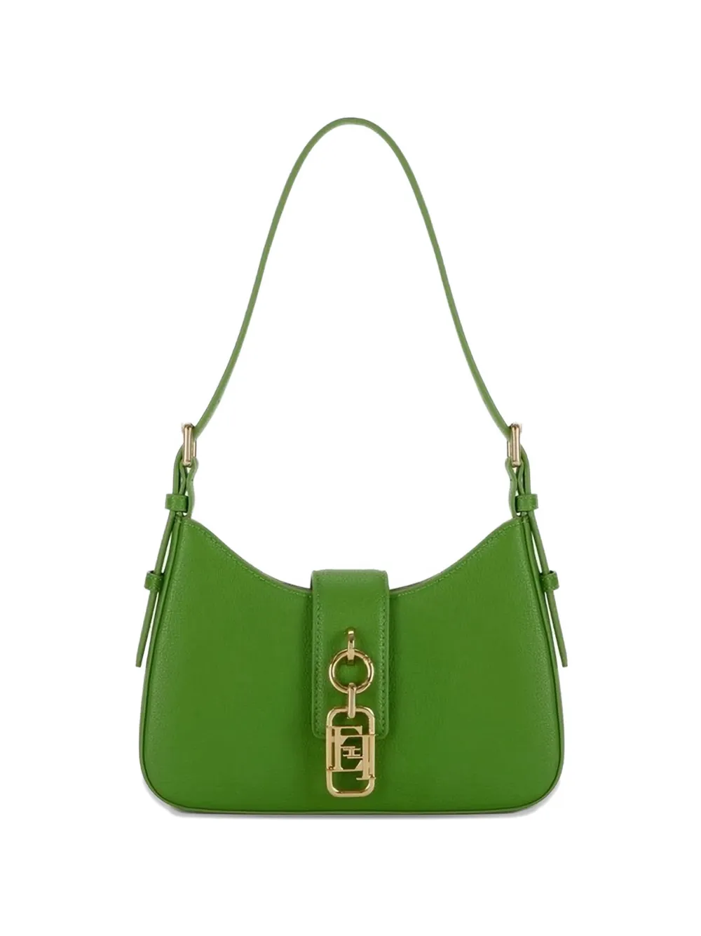 Elisabetta Franchi buckle pendant mini bag - Verde