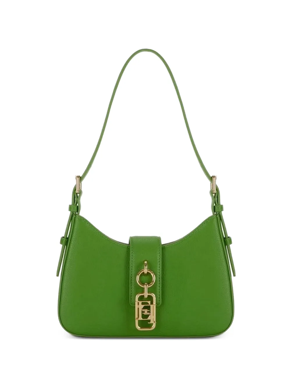 Elisabetta Franchi buckle pendant mini bag - Verde