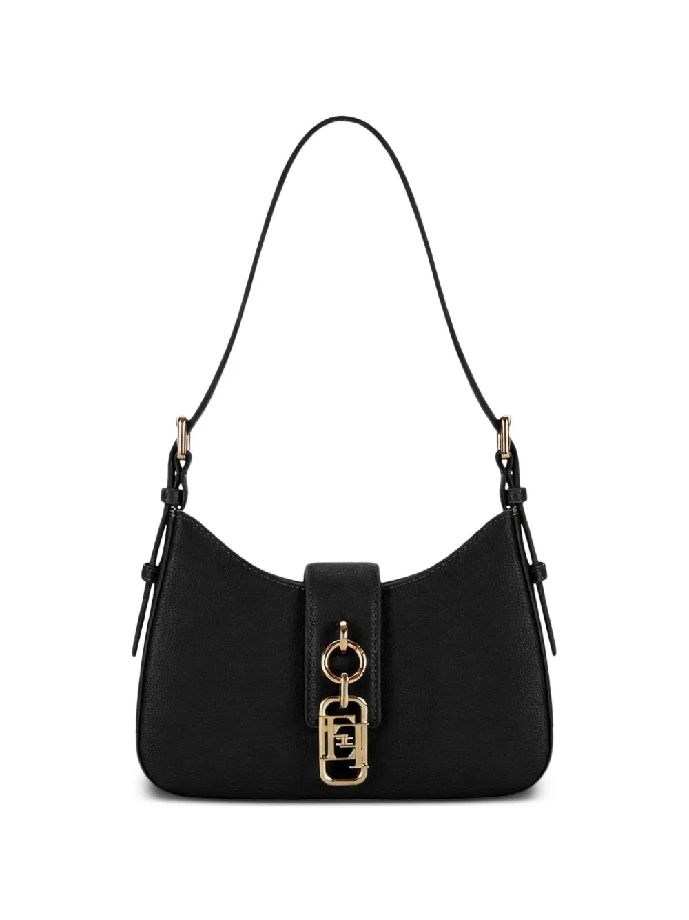 Elisabetta Franchi buckle charm mini bag - Nero