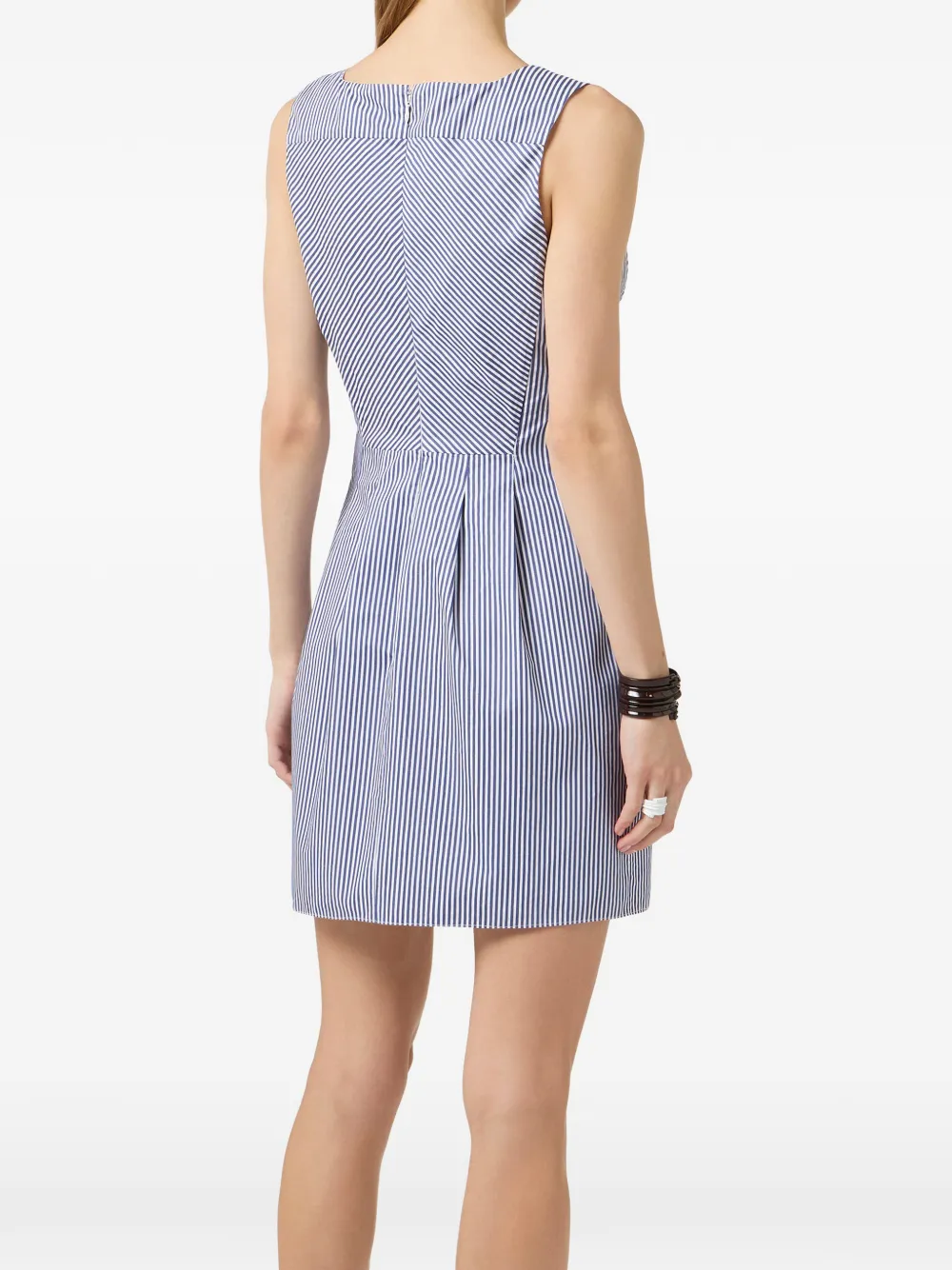  Elisabetta Franchi Striped Chain Mini Dress - Blue 