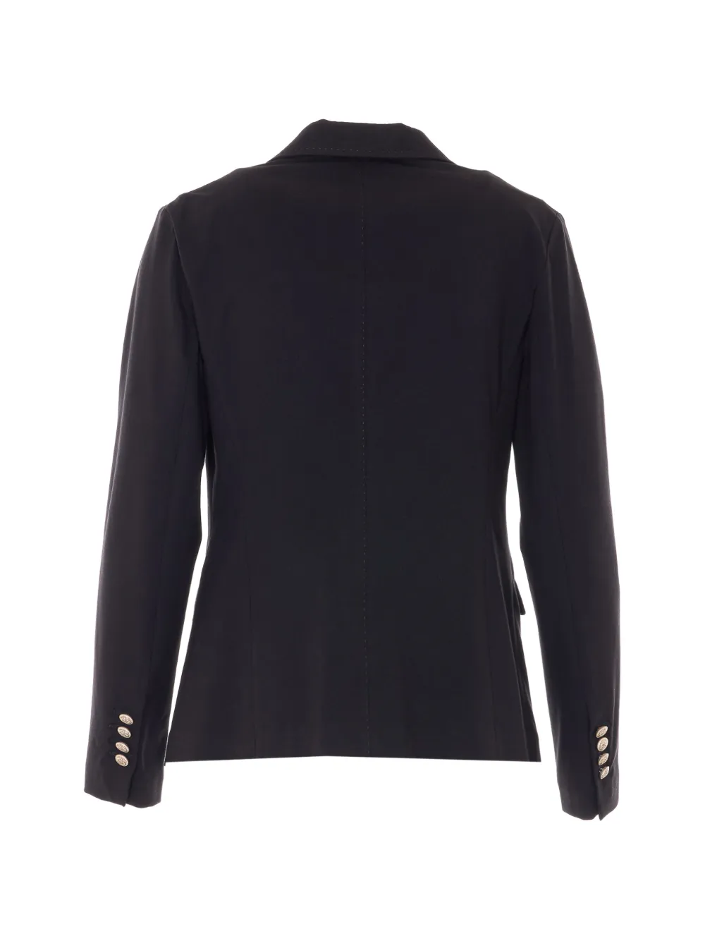  Circolo 1901 Buttoned Blazer - Black 