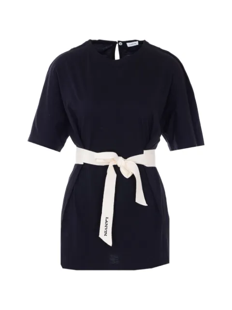 Lanvin button lace detail T-shirt