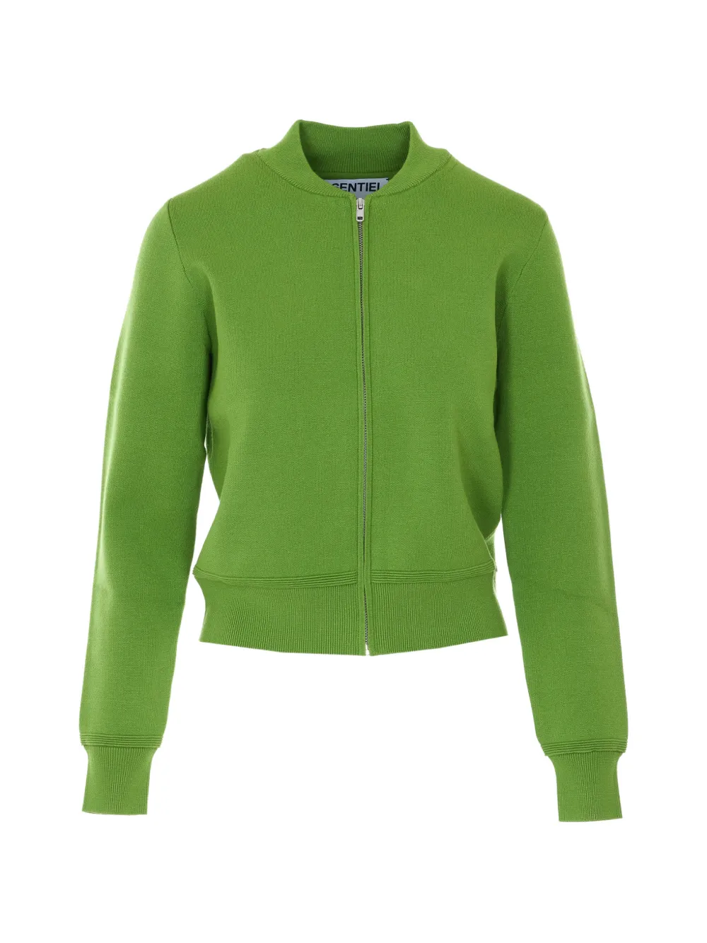 Essentiel Antwerp embroidered knitted bomber jacket - Verde