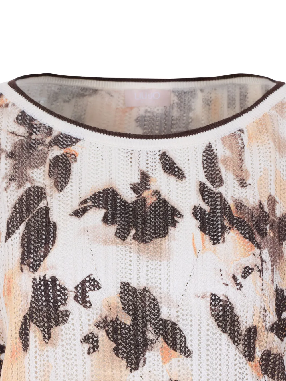 Floral Print Crew Neck T-Shirt