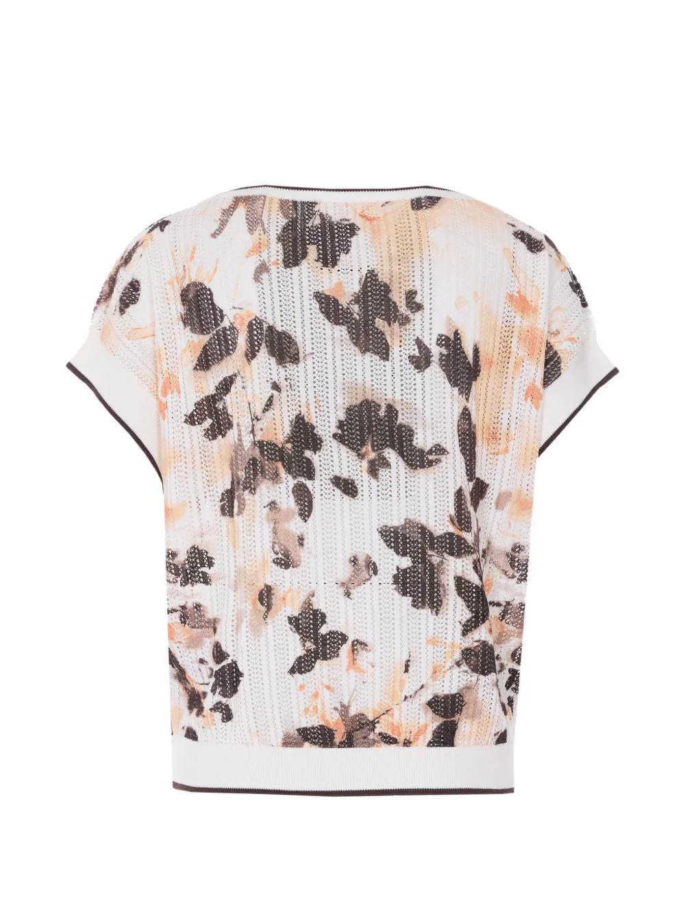 Floral Print Crew Neck T-Shirt