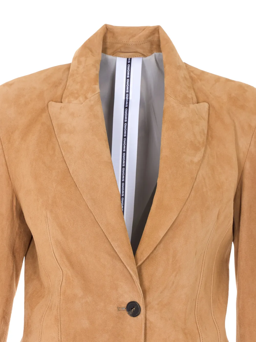 Button Suede Jacket