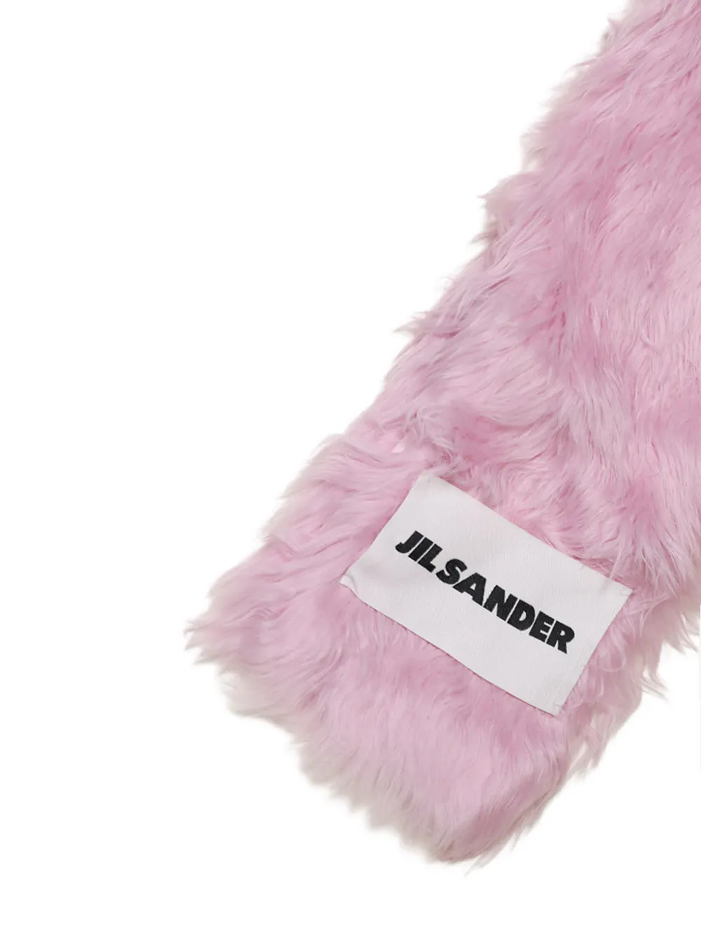  Jil Sander Bufanda De Pelo Artificial - Rosa 