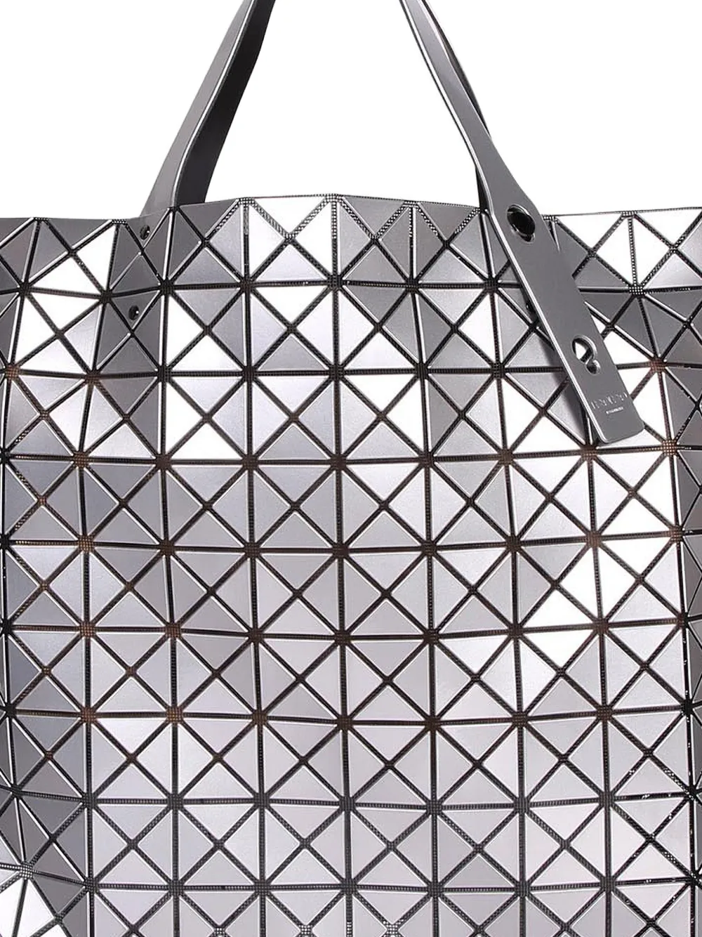  Bao Bao Issey Miyake Geometric Panelled Shoulder Bag - Silver 