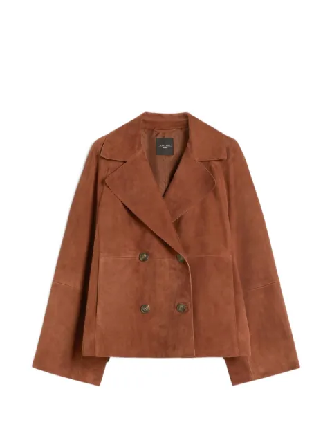 Weekend Max Mara double-breasted suede jacket