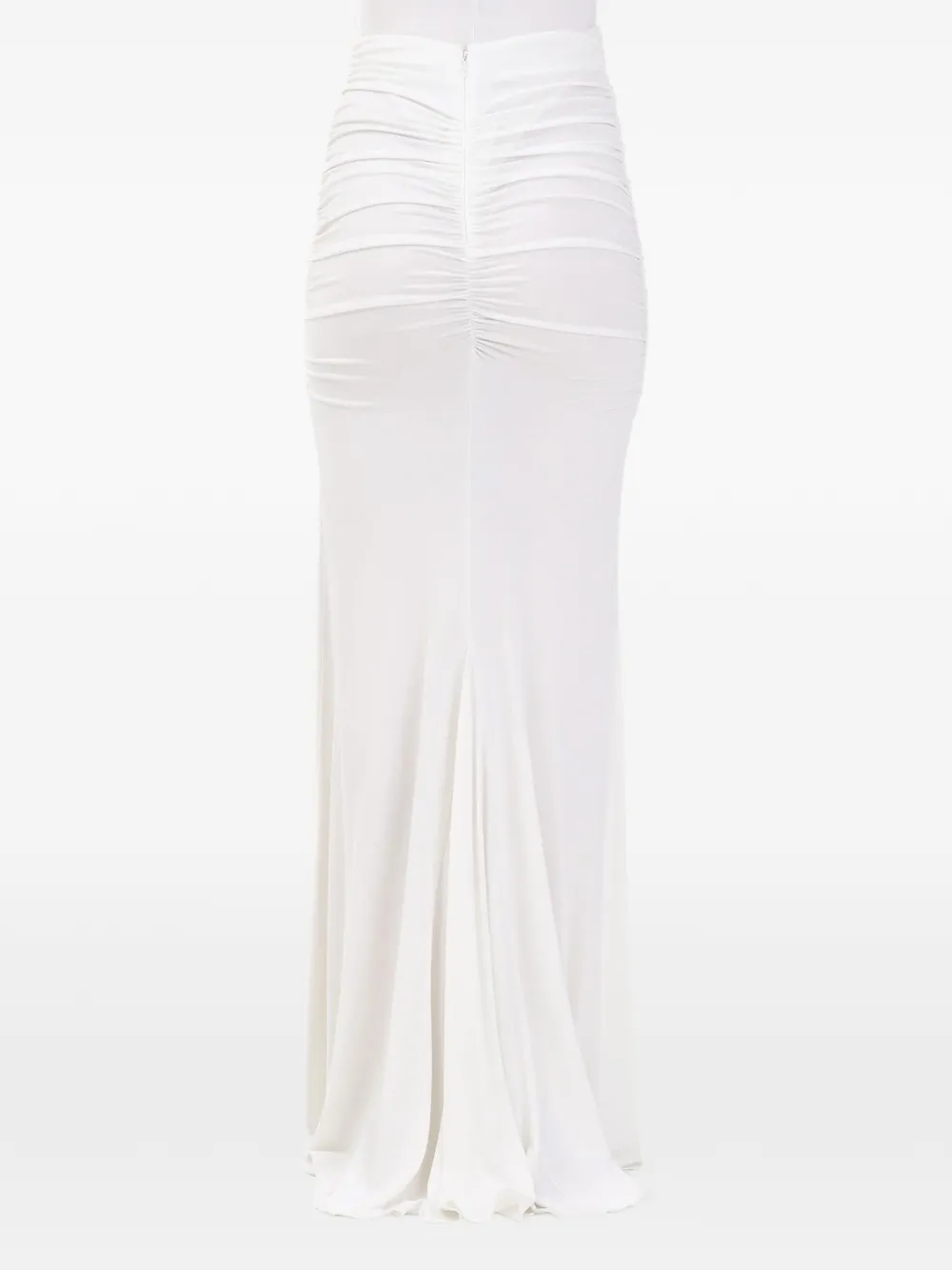 Elisabetta Franchi Maxi-rok met ruches Wit