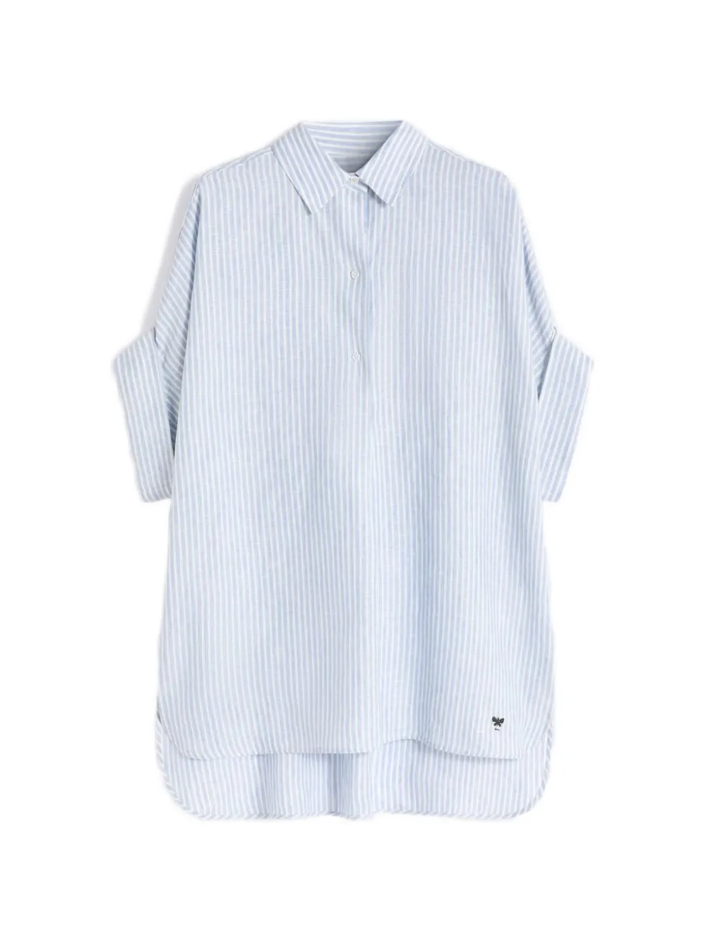 Weekend Max Mara printed linen shirt - Blu