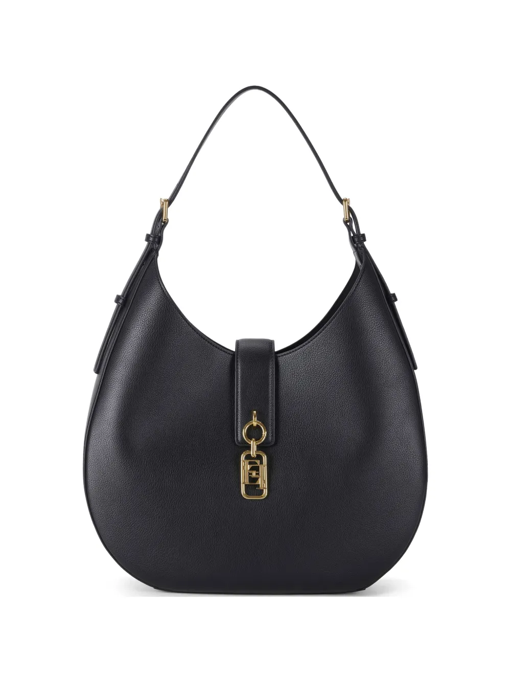 Elisabetta Franchi logo-charm shoulder bag - Nero