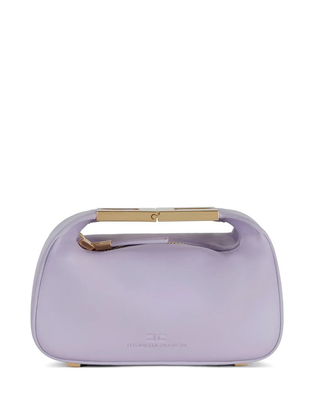Elisabetta Franchi logo hardware mini bag - Viola