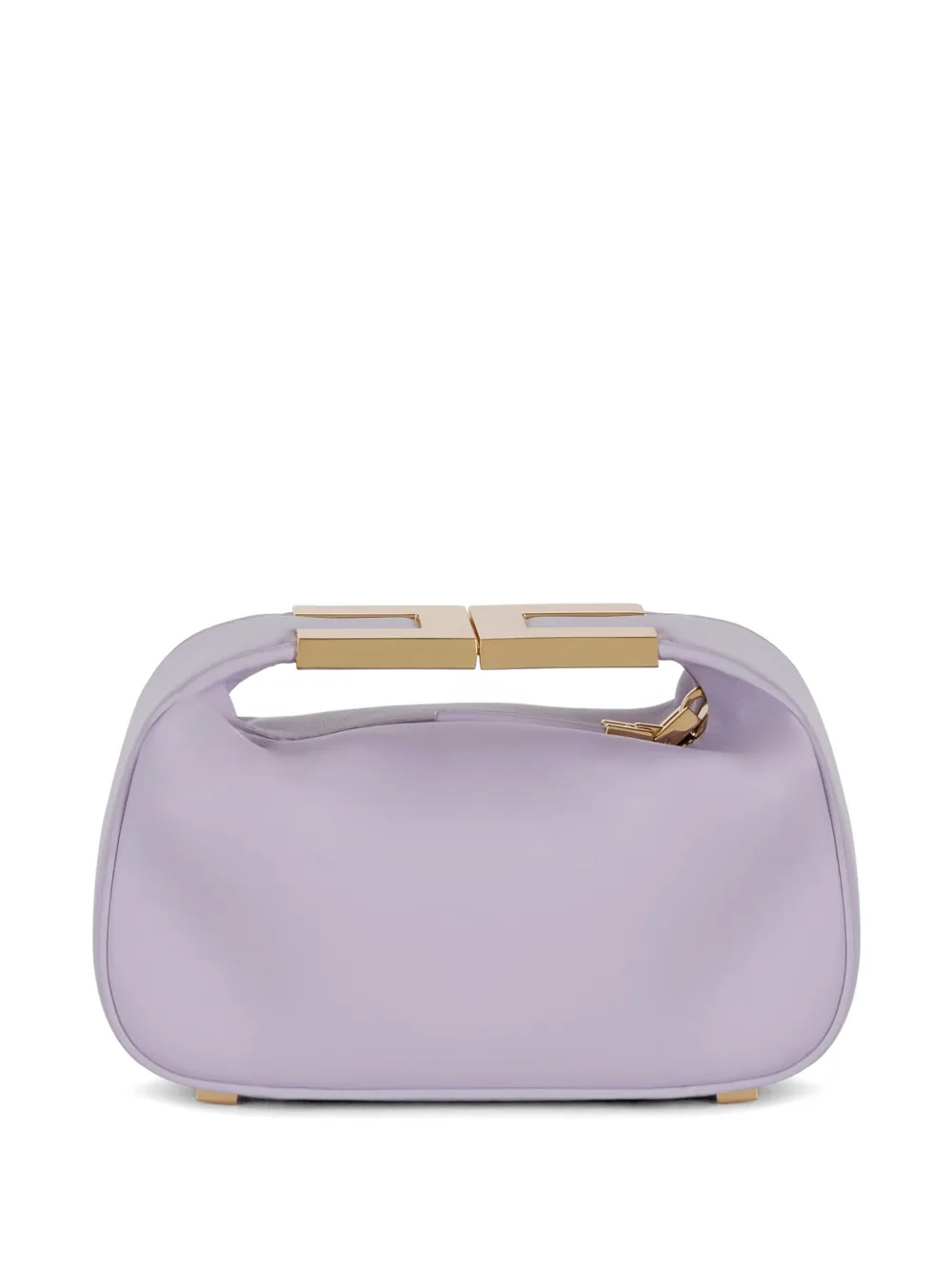 Elisabetta Franchi Hardware mini-tas met logo Paars