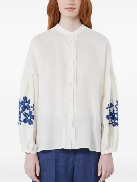 Weekend Max Mara embellished-sleeve blouse