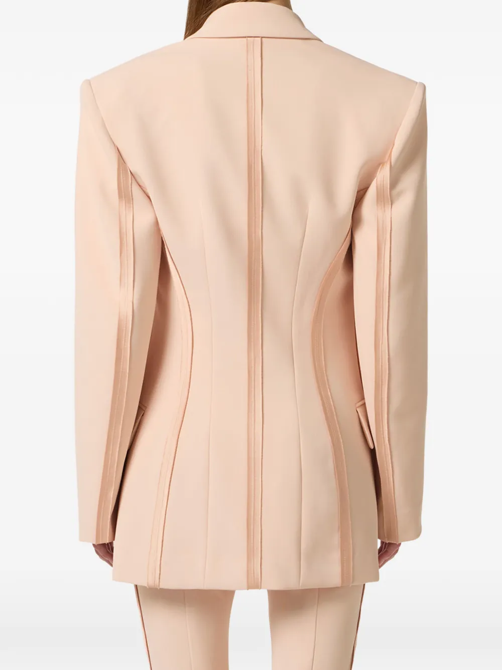  Elisabetta Franchi Lapel Pocket Jacket - Pink 