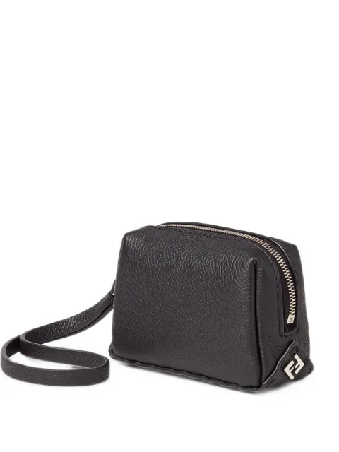 FENDI Lui nano black-leather mini pouch