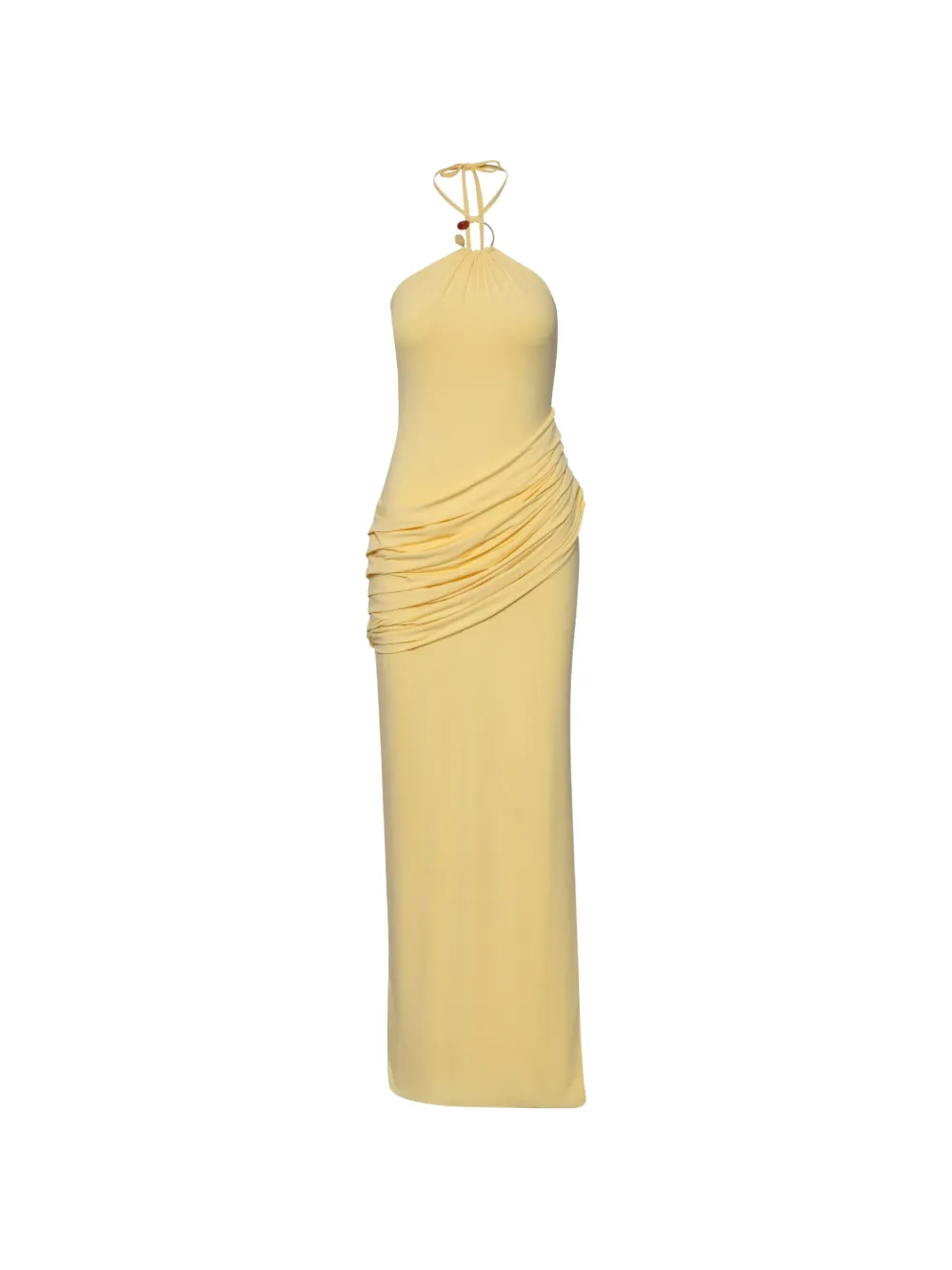 Baobab Clelia resin-embellished draped maxi dress