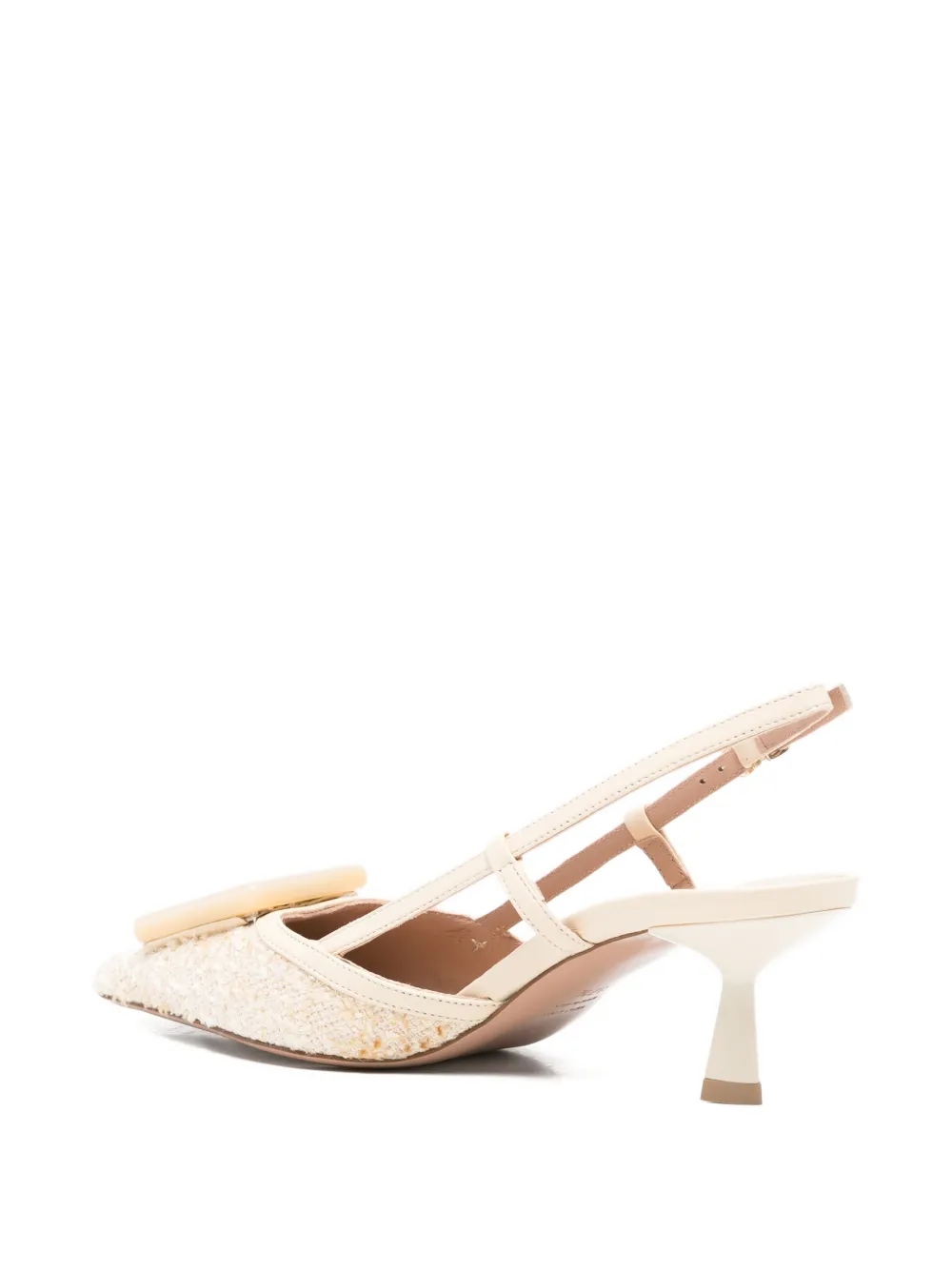 Roberto Festa Paloma slingback pumps met gesp Beige