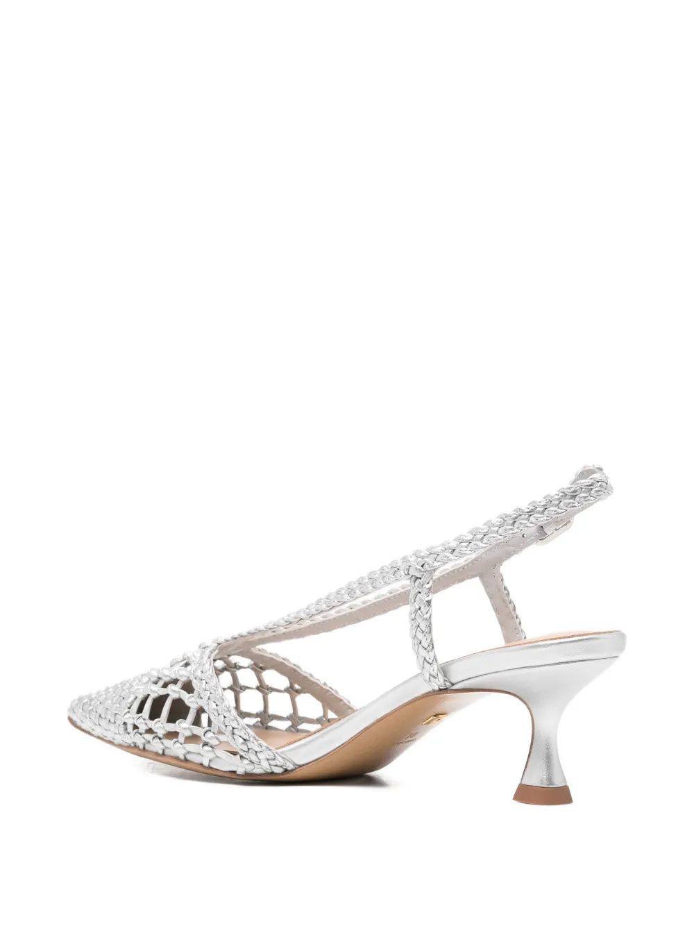 Lola Cruz Tabata pumps met hak Zilver