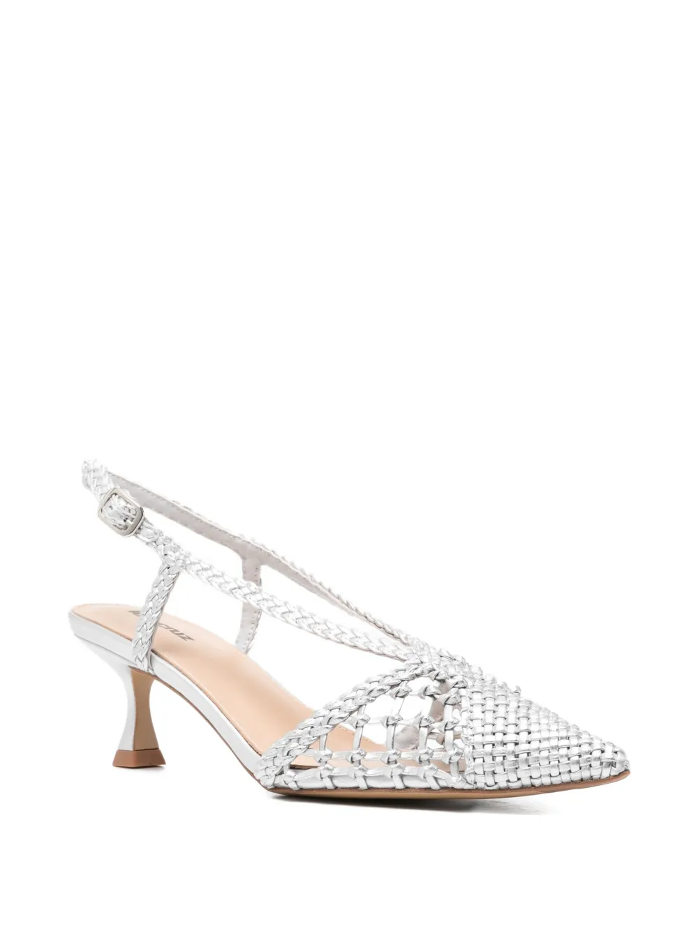 Lola Cruz Tabata pumps met hak Zilver