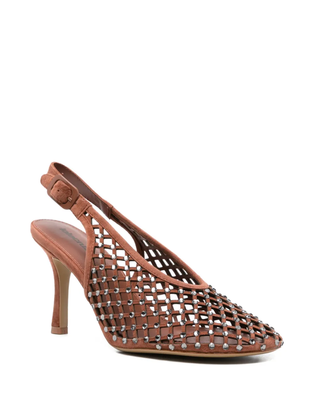 Lola Cruz Bruna studded sandals Bruin