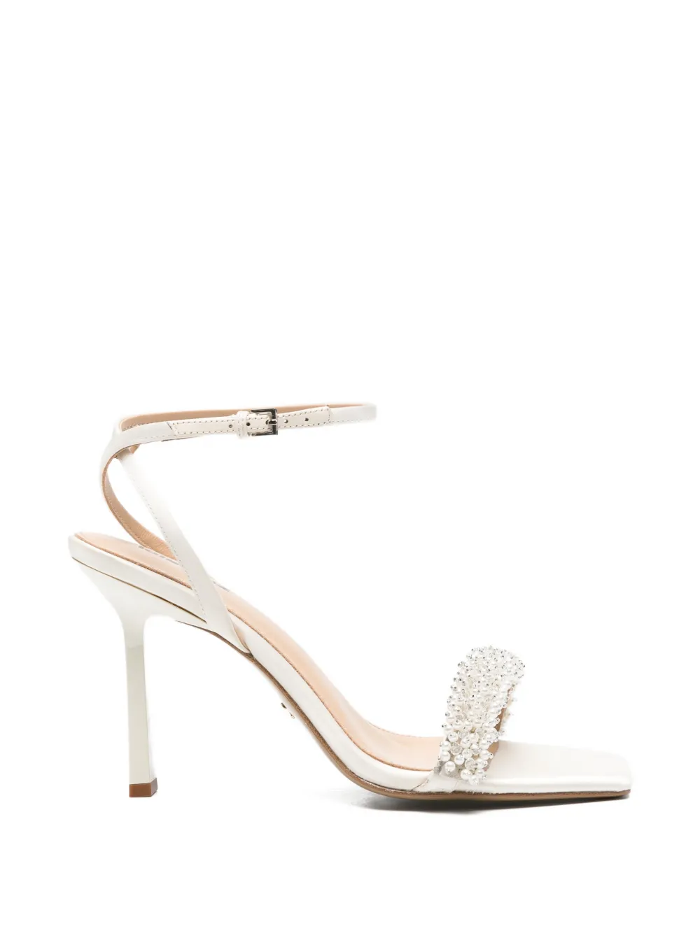 Lola Cruz Martina embellished-strap sandals Wit