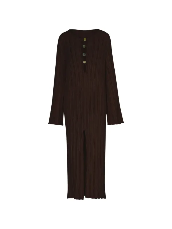 baobab brown dress Women's Mamu Maxi Brown Dress with Gold 05/08/23 Size:11EE True to size