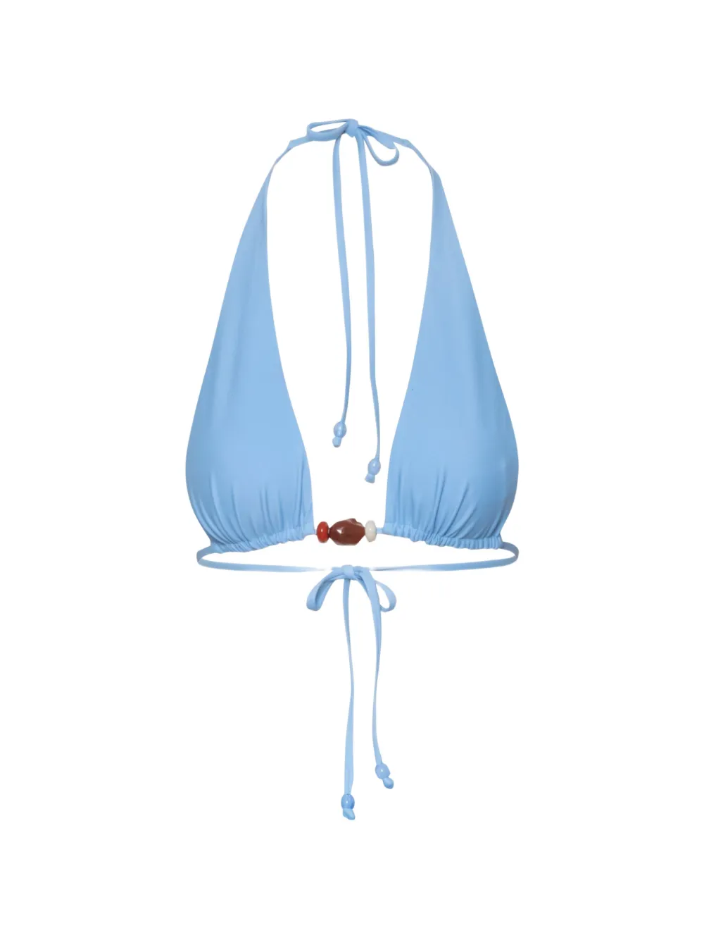 Baobab Jelena resin-stones triangle-shape bikini top - Blu