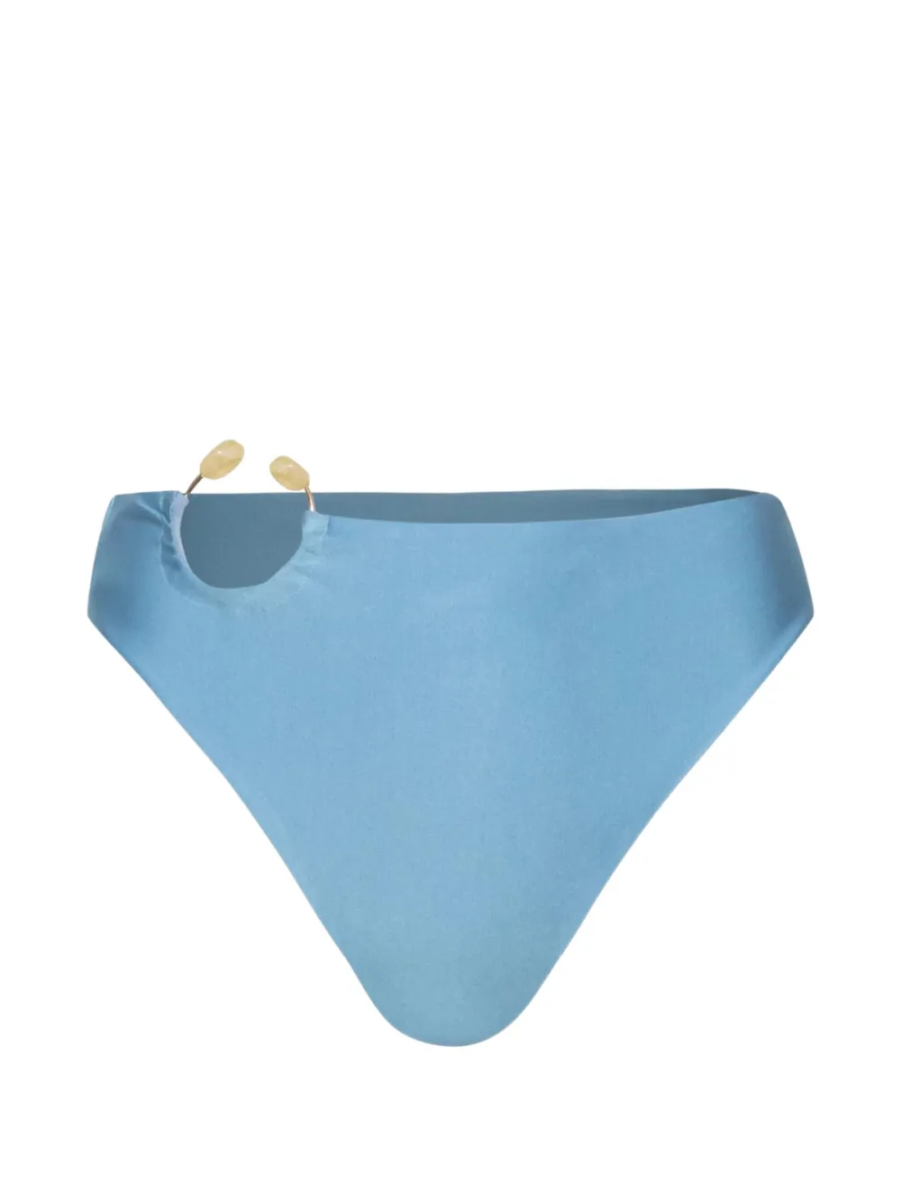 Baobab Nala ring-embellished high-rise bikini bottom - Blau