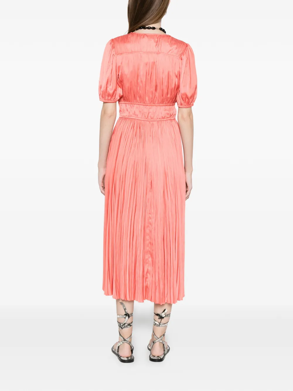 Ulla Johnson Audra midi-jurk Roze