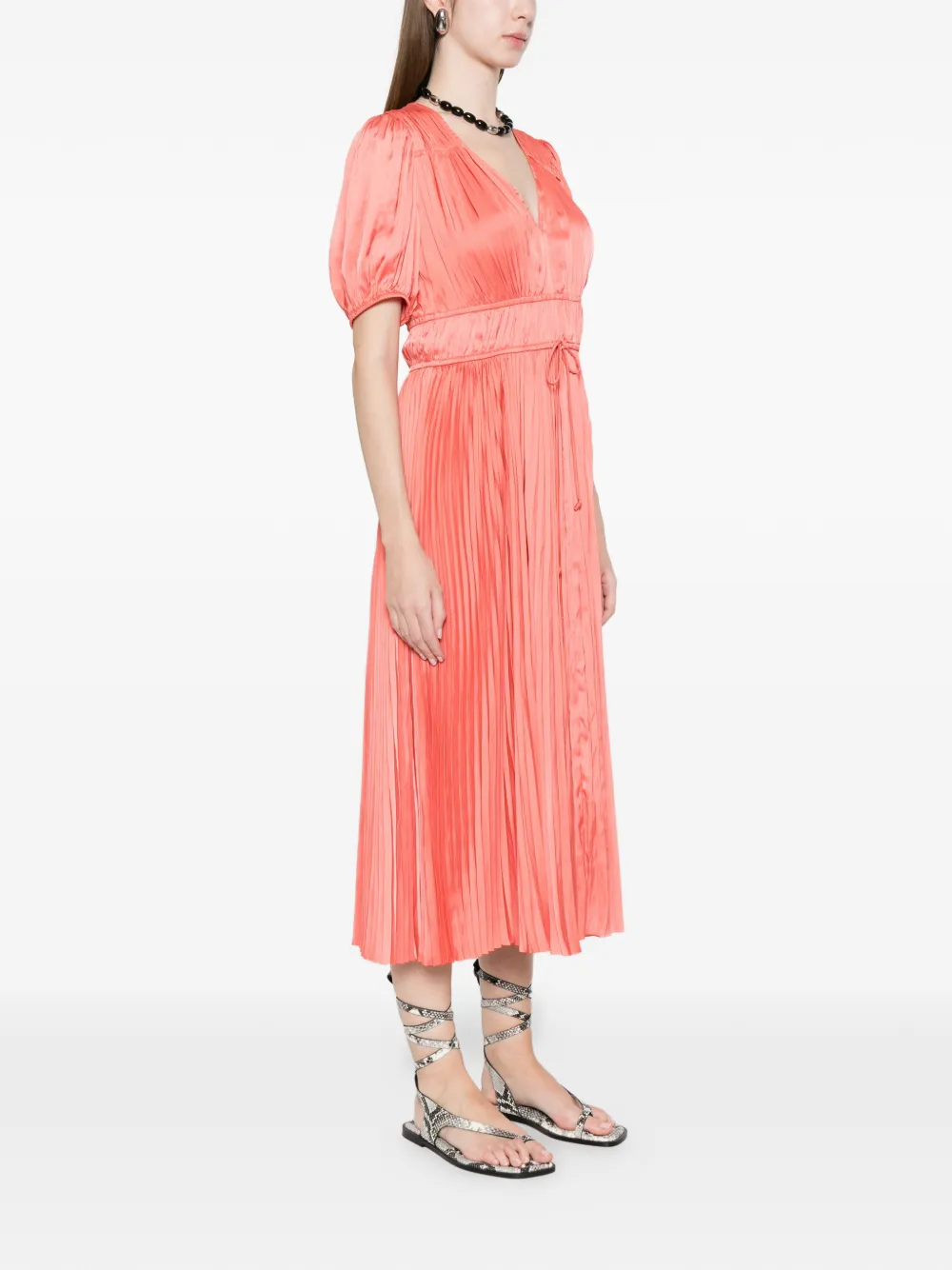 Ulla Johnson Audra midi-jurk Roze