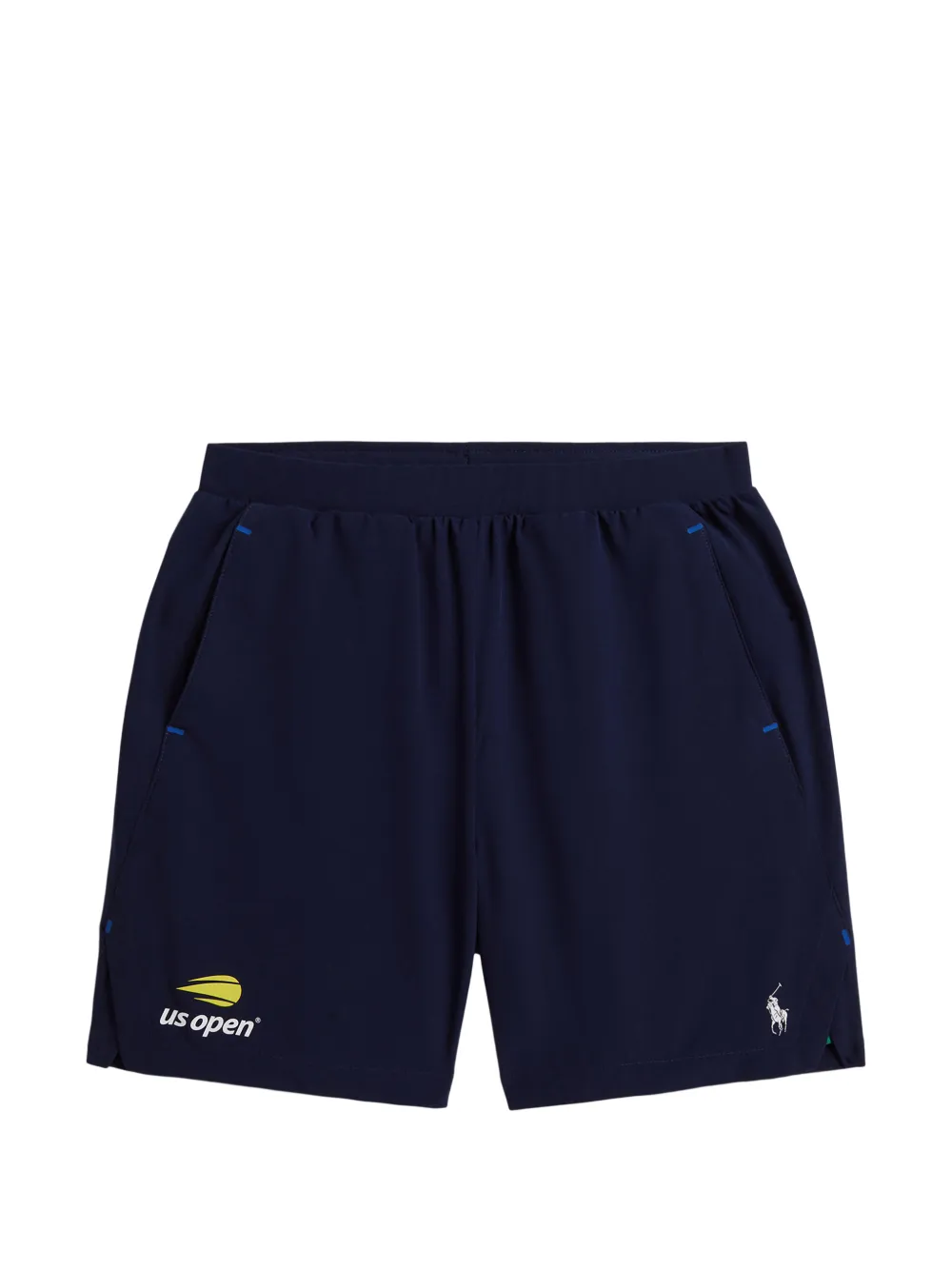 POLO RALPH LAUREN KIDS Shorts US Open Pony con ricamo - Blu