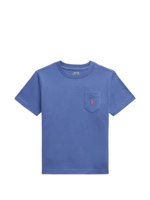 POLO RALPH LAUREN KIDS embroidered-logo pocket T-shirt