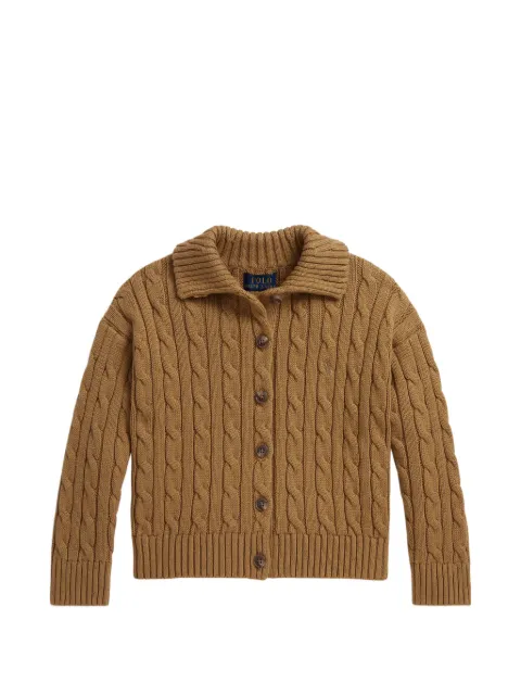 POLO RALPH LAUREN KIDS Cardigan mit Zopfmuster