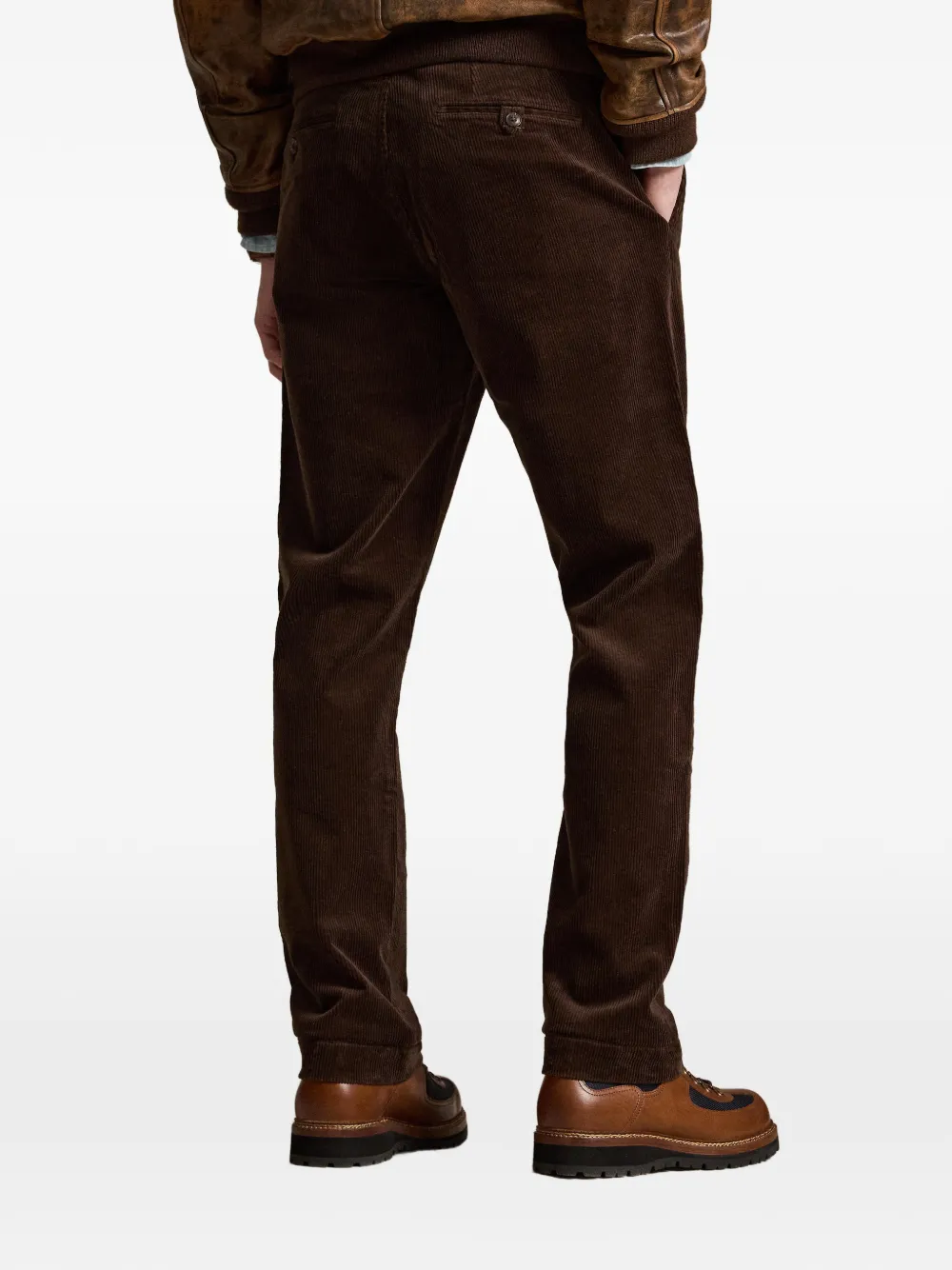 Polo Ralph Lauren Ribfluwelen stretch broek Bruin