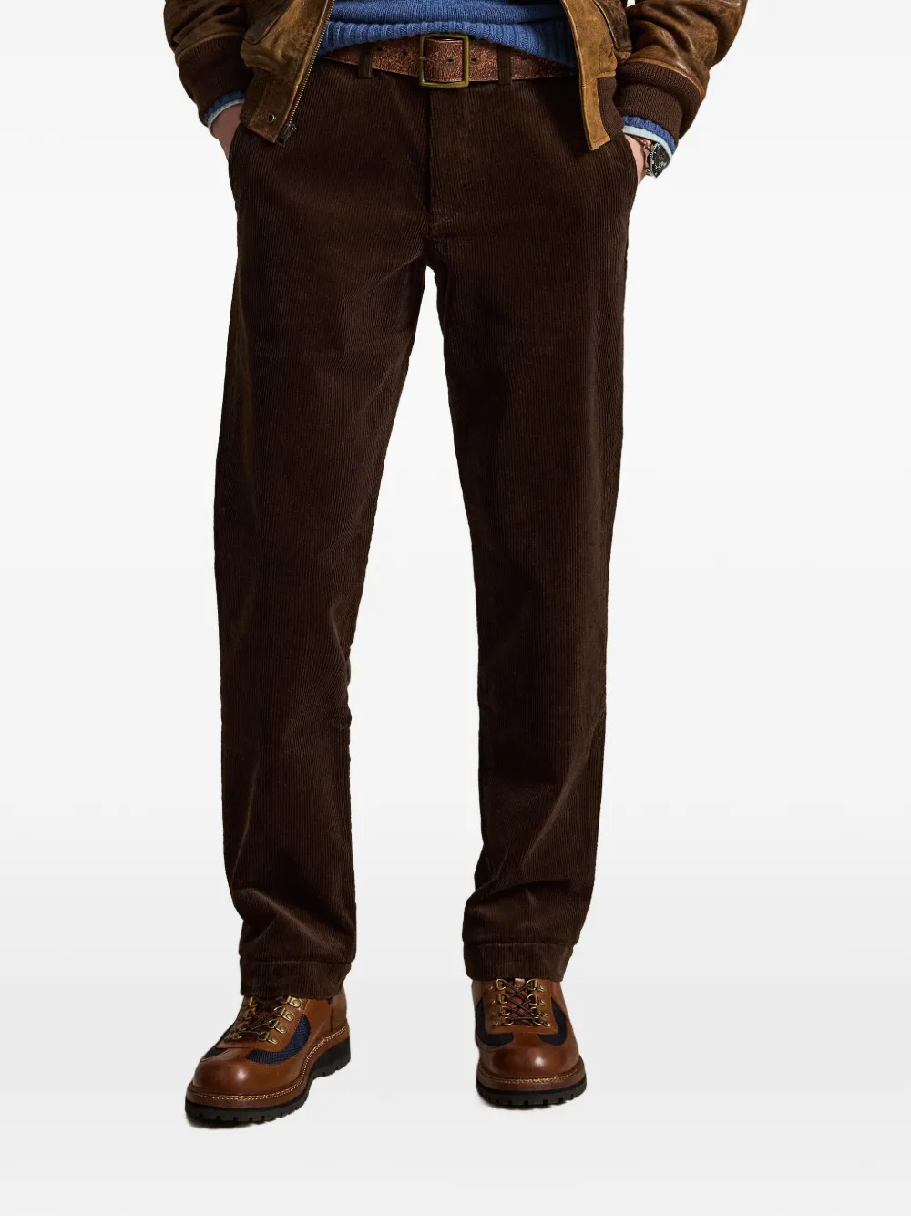 Polo Ralph Lauren Ribfluwelen stretch broek Bruin